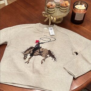 Abercrombie cowgirl sweater small NEW western cowboy nwt